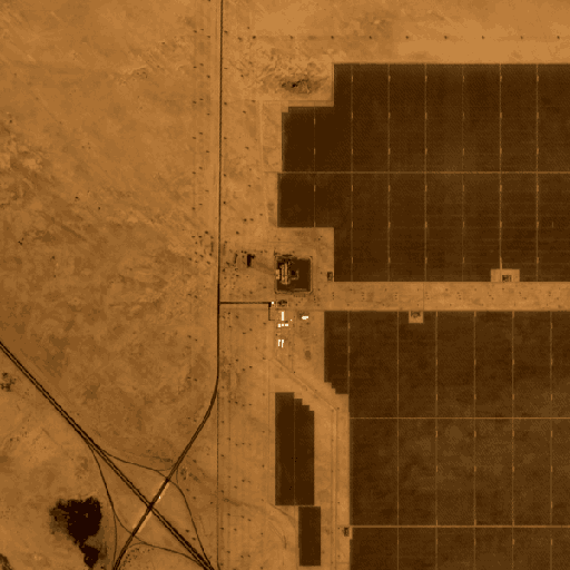 Sentinel-2 true-colour chip of Shuaibah 2 PV, 2,060 MW, 2026-09-02