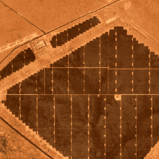 Sentinel-2 true-colour chip of Sudair PV, 1,500 MW, 2026-08-17